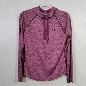 11130 Under Armour maroon Velocity knit hoodie M NWT